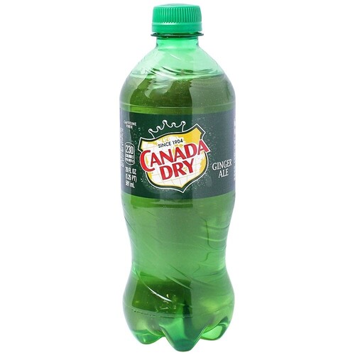 Canada Dry Ginger Ale 20oz plastic bottle